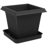  Saksije za biljke 24 pcs Crna 16 x 16 x 14 cm Plastika | shoptok.hr