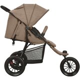  Otroški voziček taupe jeklen | Shoptok.si