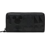 Desigual Velika ženska denarnica All Mickey Fiona 24WAYP01 Črna | Shoptok.si