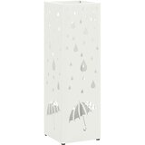  Stalak za kišobran s pohranom Bijelo 15,5 x 15,5 x 49 cm Metal | shoptok.hr