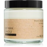 The Munio Lavender dišeča sveča z lesenim stenjem 100 ml | Shoptok.si