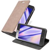 Cadorabo Ohišje, združljivo z ZTE Blade L7 v kavovinsko rdeča - Zaščitni ovitek z magnetnim zapiranjem, stoječo funkcijo in režo za kartice, (20549973) | Shoptok.si