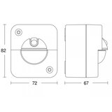Steinel 66048 - spoljni infracrveni senzor ir 180 ap 180° IP54, beo | Eponuda.com