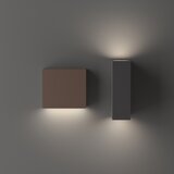 Ideal Lux - Spoljna zidna svetiljka TETRIS 1xG9/15W/230V IP44 braon | Eponuda.com