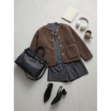 Sinsay Teddy jakna s gumbima i džepovima | shoptok.hr