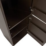 WOOOD Temno rjava modularna omarica iz masivnega bora 55x215 cm Meggy – | Shoptok.si