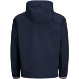 Jack & Jones Prehodna jakna 'JPRBLUALVES' nočno modra / rdeča / bela | Shoptok.si