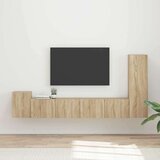  Set TV komoda Zidne 3 pcs Sonoma hrast Konstruirano drvo | shoptok.hr