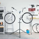 vidaXL Stojalo za popravilo kolesa zložljivo nastavljivo 108-188 cm | Shoptok.si