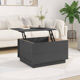  Stolić za kavu sivi 60 x 50 x 35 cm od masivne borovine | Eponuda.com