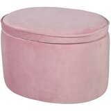 Roba Svijetlo ružičasti baršunast dječji tabure Lil Sofa – | shoptok.hr