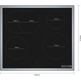 Bosch PIF64RBB5E Serija 4 Indukcijska 60 kuhalna plošca cm, avtonomni nerjavni okvir. | Shoptok.si