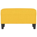  Klupa Svjetložuta 70 x 35 x 41 cm od tkanine - Svjetložuta 70 x 35 x 41 cm | shoptok.hr