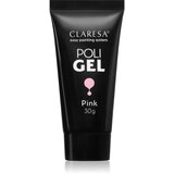 Claresa Poli Gel gel za gelirane i akrilne nokte nijansa Pink 30 g Cijene