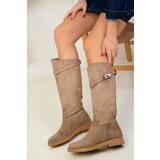 Soho Mink Women's Suede Boots 18576 Cene