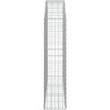  Gabionska košara s lukom 150x30x120/140 cm pocinčano željezo | shoptok.hr