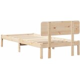  Krevetna konstrukcija Prirodna 90 x 200 cm Čvrsto borovo drvo | Eponuda.ba