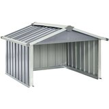 vidaXL Lopa za robotsko kosilnico 92x97x63 cm pocinkano jeklo siva | Shoptok.si