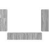  Set TV komoda Zidne 4 pcs Siva Sonoma Konstruirano drvo | shoptok.hr