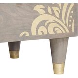 vidaXL Strani šal 2 pcs Siva 60 x 33.5 x 75 cm Trden mangov les | Shoptok.si