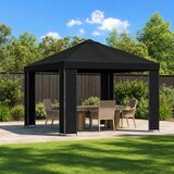 Gazebo 3 x 3 m Crna Poliester i čelik 190 gsm | Eponuda.ba