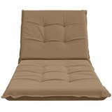  Jastučić za ležaljku GEMERT 100% poliester Sivosmeđa - Sivosmeđa 190 x 90 x 9 cm Poliester | shoptok.hr