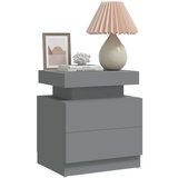 vidaXL nočna omarica siva 45x35x52 cm iverna plošča | Shoptok.si