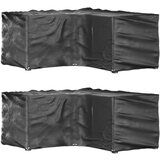 vidaXL Navlake za kutnu vrtnu garnituru 2 kom s 12 ušica 185x185x90 cm Cijene