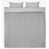  Set krep posteljine 200x220 siva/bela Cene