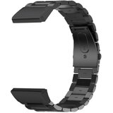 INF Nerjavno jeklo pas za Amazfit Ultra 2, tridelni s kovinsko zaponko Black, (5000264426) | Shoptok.si