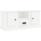 Maison Chic TV omarica - TV stojalo - Televizijska omarica bela 100x35,5x45 cm inženirski les, (21699184) Cene
