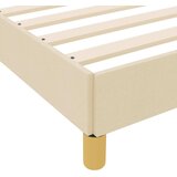  s opruga kutije s madracem Krema 200 x 200 cm tkanina | shoptok.hr