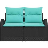  Vrtni kauč Crna 124 x 62 x 85cm poliratan | Eponuda.com