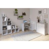 MID.YOU KOTNA PISALNA MIZA leseni material bela, siva | Shoptok.si