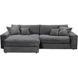 Livetastic KOTNA GARNITURA S POSTELJNO F, antracit tekstil | Shoptok.si