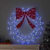  Vijenac s 60 LED svjetlima Plava 76 x 76 x 8,5 cm Akril | shoptok.hr