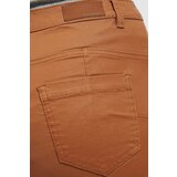 Moodo fitted waxed trousers - beige | ePonuda.com