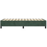  Za krevet s oprugama tamnozeleni 80x200 cm baršunasti | shoptok.hr