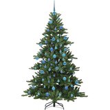  Umjetno božićno drvce s nogom Zelena 180 cm PVC i čelik | shoptok.hr