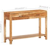  Komoda 110 x 30 x 75 cm od masivnog bagremovog drva | shoptok.hr