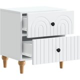  Noćni ormar 2 pcs Bijela 43 x 34,5 x 48 cm Konstruirano drvo | shoptok.hr