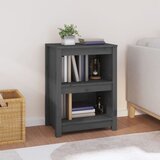 vidaXL Ormarić za knjige sivi 50 x 35 x 68 cm od masivne borovine Cijene
