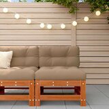  Sekcionalna sofa Čvrsto borovo drvo Vosak Smeđa - Vosak smeđa bor srednja sofa | shoptok.hr