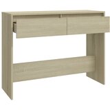  Konzolni stol boja hrasta 100 x 35 x 76,5 cm konstruirano drvo | shoptok.hr