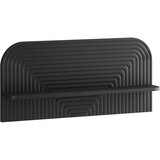  Zidna polica 2 kom. Crna 80,5 x 13,5 x 37,5 cm Prerađeno drvo | shoptok.hr