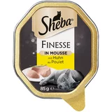Sheba Mega pakiranje zdjelice 22 x 85 g - Mousse s piletinom