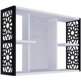 MID.YOU Omara Z Ogledalom Bamela, Črna, Bela | Shoptok.si