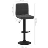  Barski stolček črn žamet, (20968126) | Shoptok.si