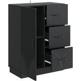  Kreveta s ladicama Crna 66 x 34,5 x 87 cm Konstruirano drvo | Eponuda.com