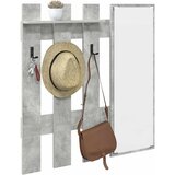  Vješalica za kapute na zidu Betonski sivi 100 x 10 x 100 cm | shoptok.hr